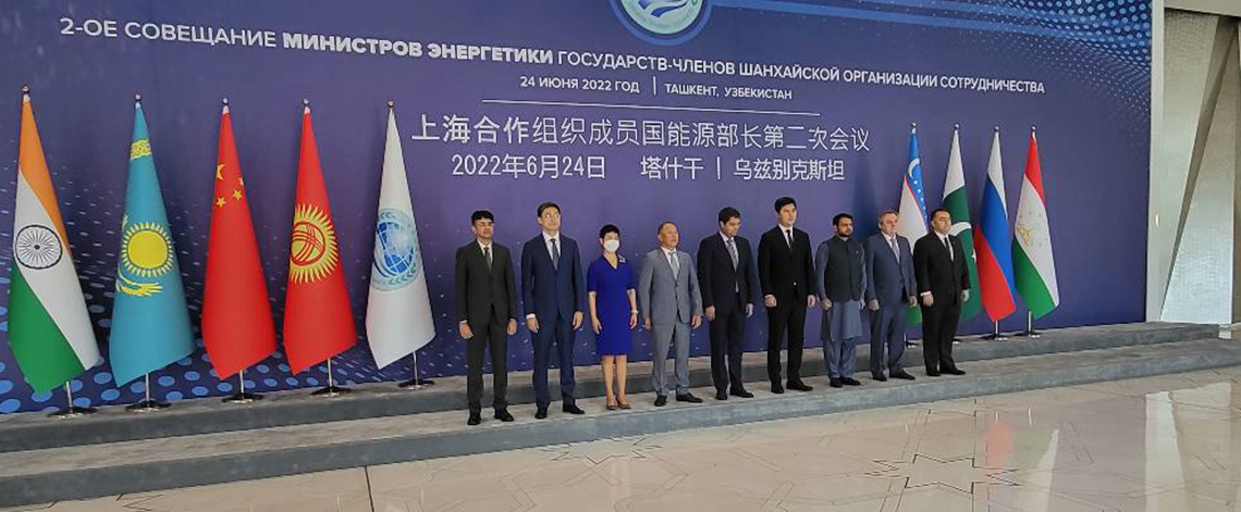 Ambassador Manish Prabhat participated in the second meeting of Energy Ministers of SCO member States, 24 June 2022