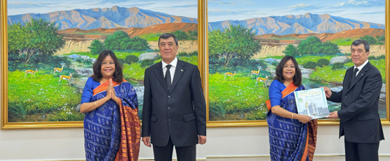 <h2>Ambassador met with Arkadag city Mayor Mr. Shamuhammet Durdylyyev  (22 April 2024)